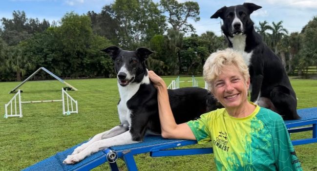 Barb Davis with Cappy and Brewsky news image