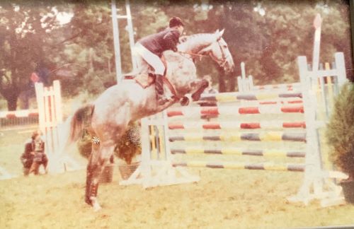 Betsie Bolger and Silver Exchange won the Six-Bar Puissance in France 500