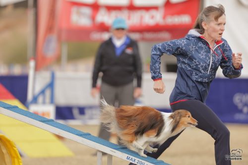Deborah Yost and Tempest - 2022 Cynosport - photo by GreatDanePhotos 500