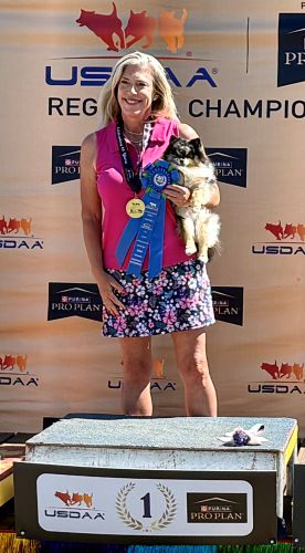 Diana DeMedio and Maui podium 500