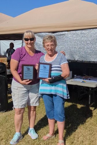 Good Dog Agility club members Karen and Marsha 500