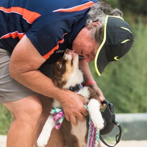 Jan Skurzynski and Baby Rey in 2017 -  photo by Hope Kuo 500