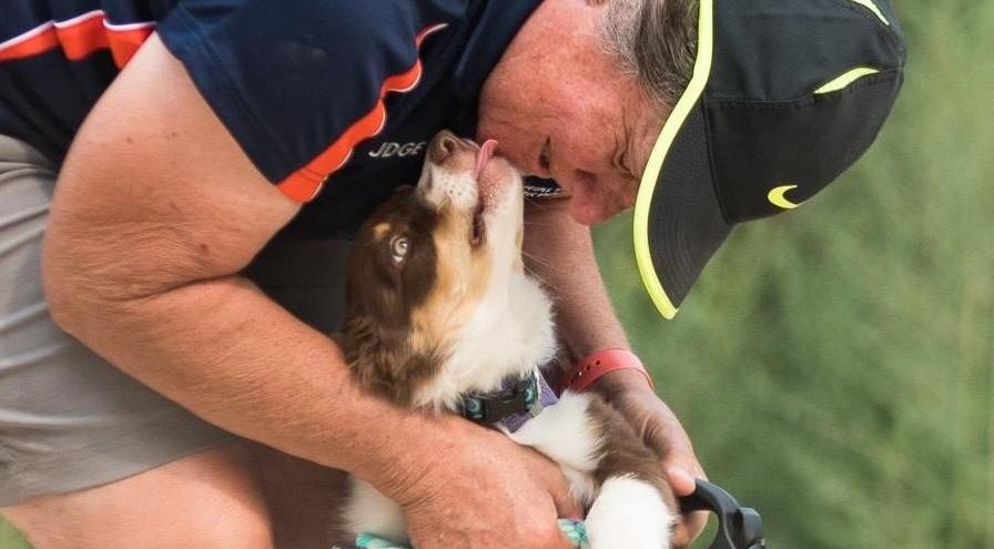 Jan Skurzynski and Baby Rey in 2017 -  photo by Hope Kuo hps