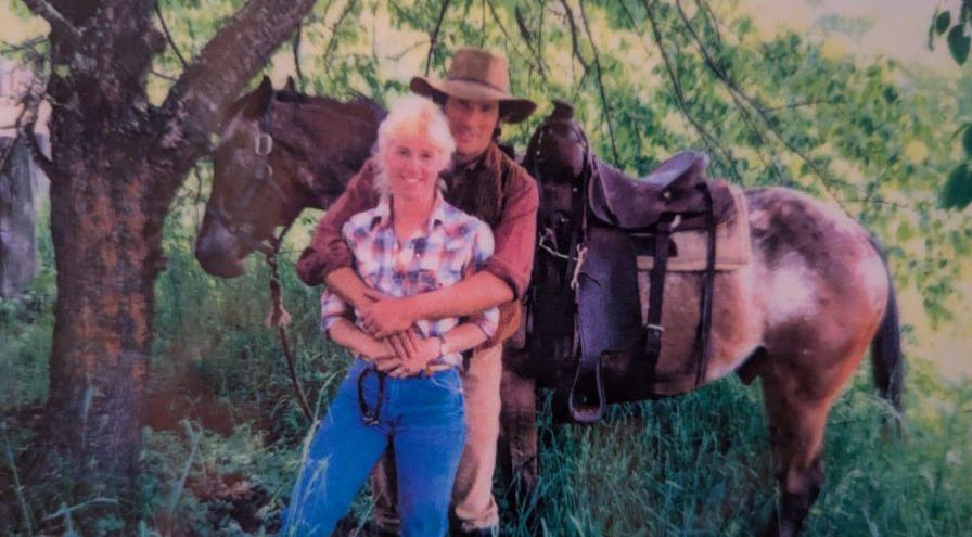 Jan Thomas with Richard Gere and his horse Drukpa hps
