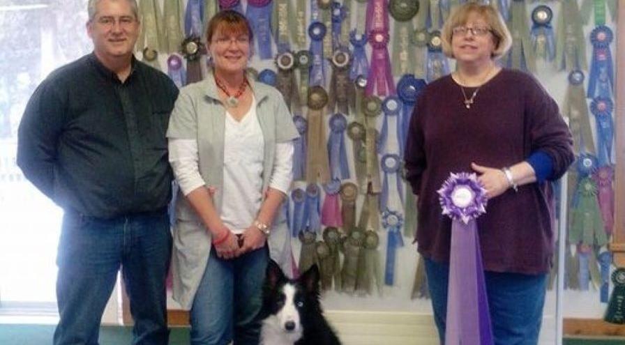 Jeff Mitchell, Michelle O'Neill and Cianan, and Dawn Antoniak-Mitchell (Photo by Julie Paige) hps