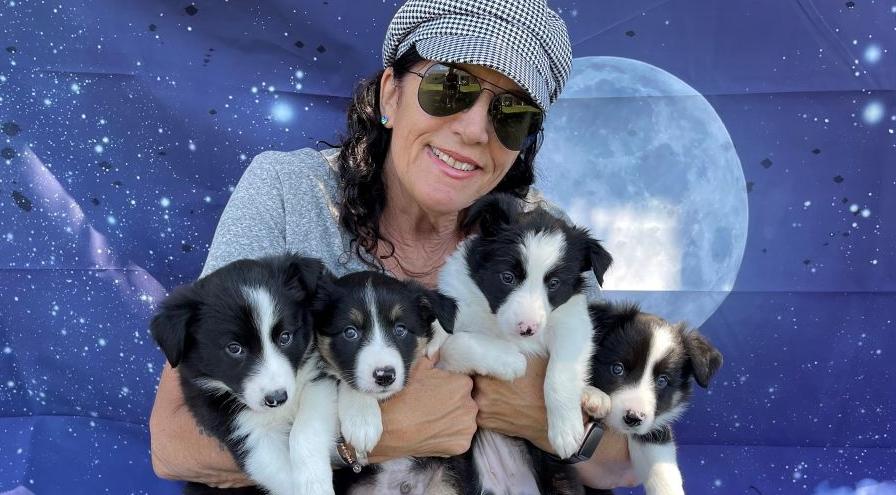 Marla Cooper and puppies hps