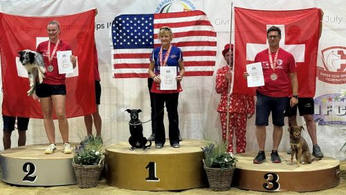 Pamela Reid and Grifter-gold medal 500