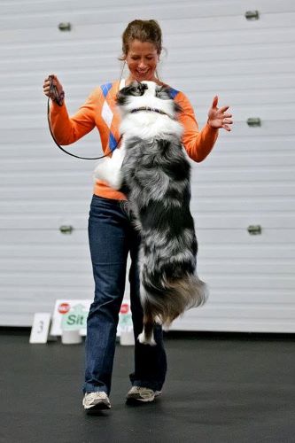 Rachel Brostrom and Kobe- Rally Volunteer of the Year