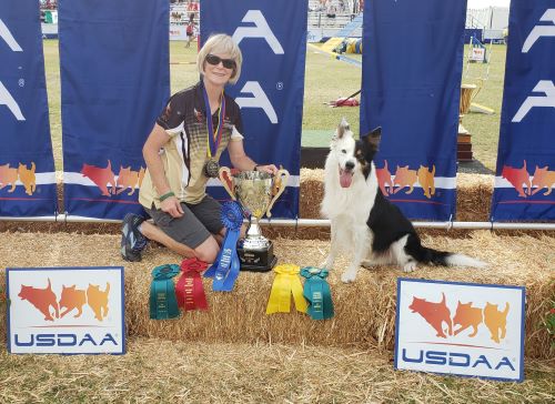 Shannon Grimes and Rocky 2018 Performance Grand Prix Champion 500