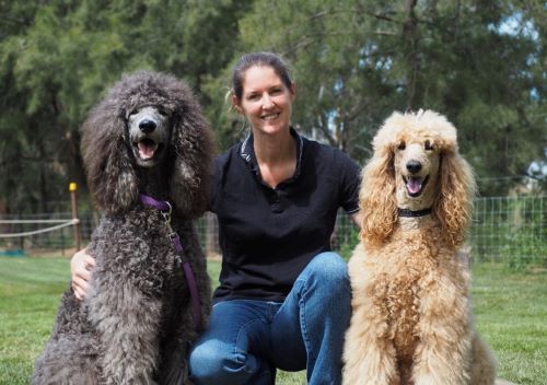 Sharon Carroll with dogs 500
