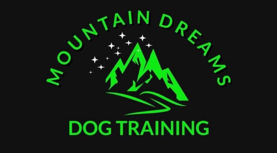 mountain dreams dog training logo hps